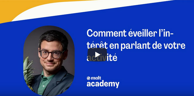 Comment éveiller l'intérêt en parlant de votre activité
