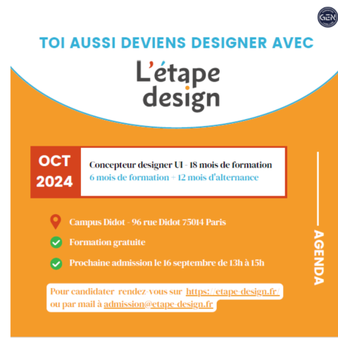 Formation concepteur designer UI etap designe