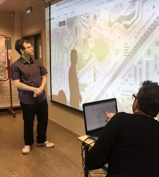 présentation en groupe