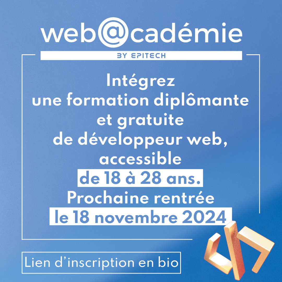 développeur web webacadémie epitech